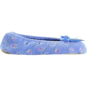 Embroidered Women's Ballerina Slippers - Soft Foam Insoles for All-Day Wear